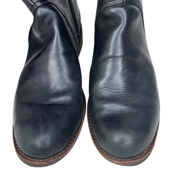 Clarks Gore-Tex Waterproof Black Leather Tall Riding Boot Size 9.5 - Picture 5 of 8